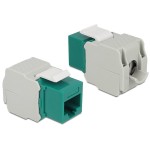 DELOCK Keystone module RJ45 86349, Cat 6 UTP, πράσινο