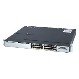 CISCO used Catalyst Switch 3750-X, 24 ports PoE, 1x PSU, managed