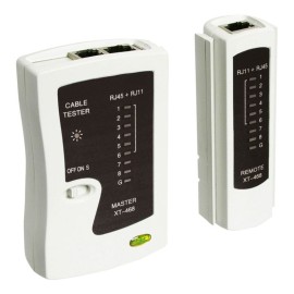 GOOBAY tester δικτύου 68856, CAT 5/6 & ISDN, RJ11, RJ12, & RJ45