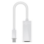 GOOBAY καλώδιο mini DisplayPort σε HDMI θηλυκό 51729, 0.15m, λευκό