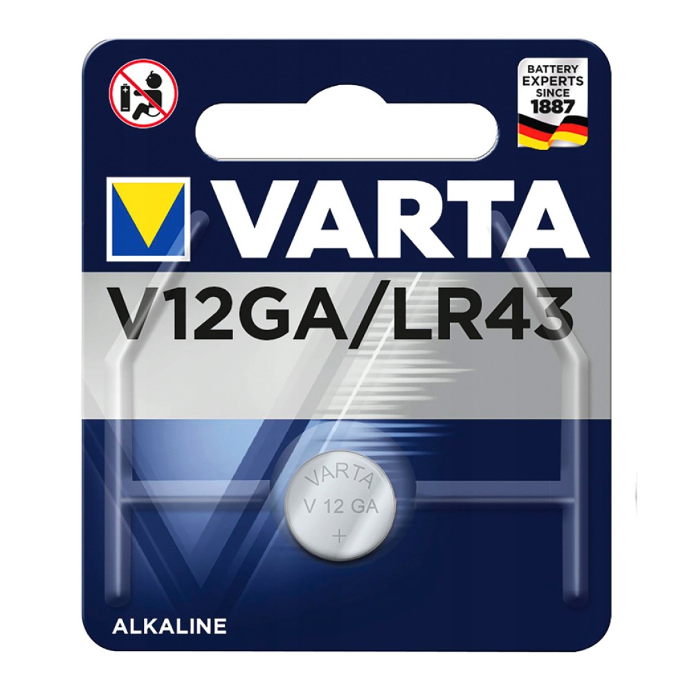 VARTA αλκαλική μπαταρία LR43, 1.5V, 1τμχ