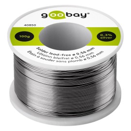 GOOBAY σύρμα συγκόλλησης 40850 Φ0.56mm, χωρίς μόλυβδο, 100γρ, 1τμχ