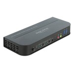 DELOCK HDMI KVM Switch 11481, 2 ports, USB 3.0, Audio, 4K/60Hz, μαύρο