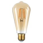 OPTONICA LED λάμπα ST64 1305, 8W, 2500K, E27, 700lm