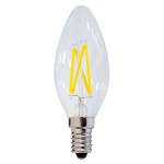 OPTONICA LED λάμπα Candle C35 Filament 1471, 4W, 4500K, E14, 400lm