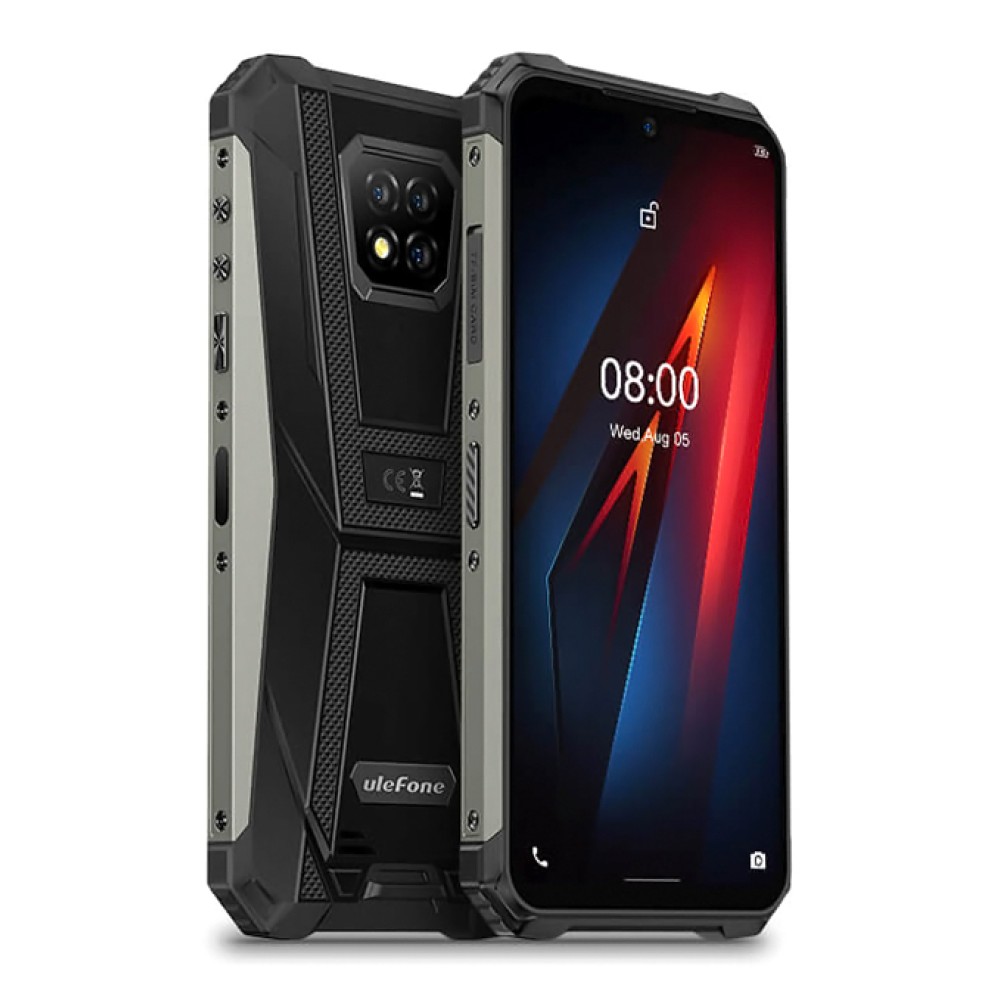 ULEFONE Smartphone Armor 8, IP68/IP69K, 6.1", 4/64GB, 5580mAh, μαύρο