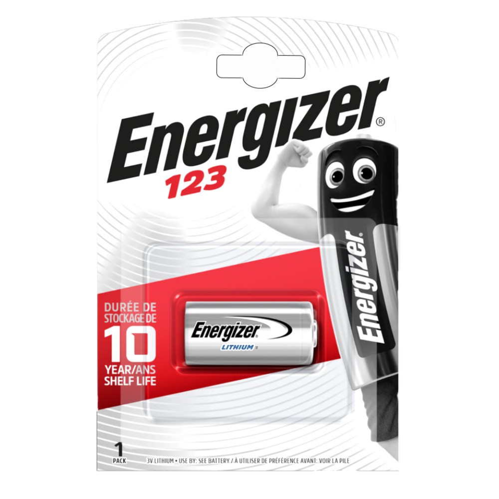 ENERGIZER μπαταρία λιθίου CR123A, 3V, 1τμχ