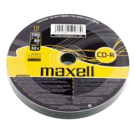 MAXELL CD-R 624034-41, 700ΜΒ, 80min, 52x speed, spindle pack 10τμχ