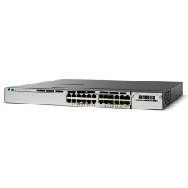 CISCO used Switch Catalyst WS-C3750X-24T-E, 24x 10/100/1000 Ports