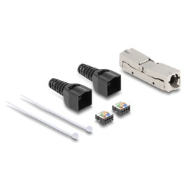 DELOCK αμφίδρομος σύνδεσμος LSA 87064, RJ45 Cat.6A, toolfree