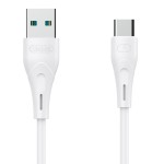 CELEBRAT καλώδιο USB σε USB-C CB-18T, 15W 3A, 1m, λευκό