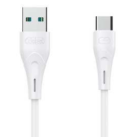 CELEBRAT καλώδιο USB σε USB-C CB-18T, 15W 3A, 1m, λευκό