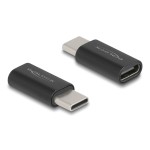 DELOCK αντάπτορας USB-C 60034, αρσενικό σε θηλυκό, 10Gbps, μαύρος