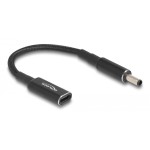 DELOCK καλώδιο τροφοδοσίας 60036, USB-C σε Dell 4.5x3.0mm, 15cm, μαύρο