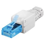 GOOBAY βύσμα RJ45 CAT 6A UTP 59227, tool-free, λευκό