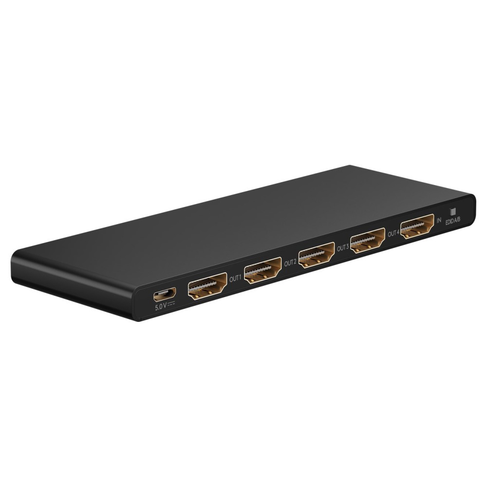 GOOBAY HDMI splitter 58483, 4 σε 1, 4K/60Hz, μαύρο