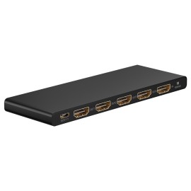 GOOBAY HDMI splitter 58483, 4 σε 1, 4K/60Hz, μαύρο