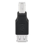 GOOBAY αντάπτορας USB σε USB Type B 50291, θηλυκό σε αρσενικό, μαύρος