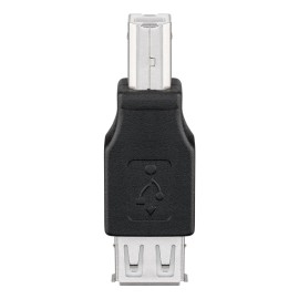 GOOBAY αντάπτορας USB σε USB Type B 50291, θηλυκό σε αρσενικό, μαύρος