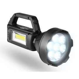 LTC ηλιακός φακός εργασίας LXLL254, 3W LED, 500lm, 1200mAh, IP65