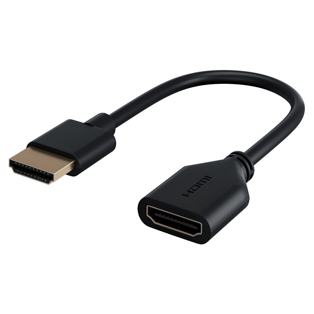 GOOBAY αντάπτορας HDMI 64824, εύκαμπτος, 4K/60Hz, 18Gbps, μαύρος