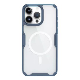 NILLKIN θήκη Nature Pro Magnetic για iPhone 15 Pro, διάφανη-μπλε