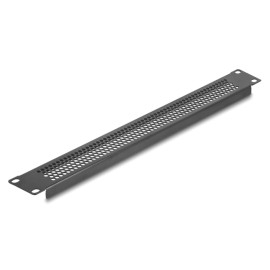 DELOCK κάλυμμα panel 66488 για 19"/1U rack, με αεραγωγούς, μαύρο