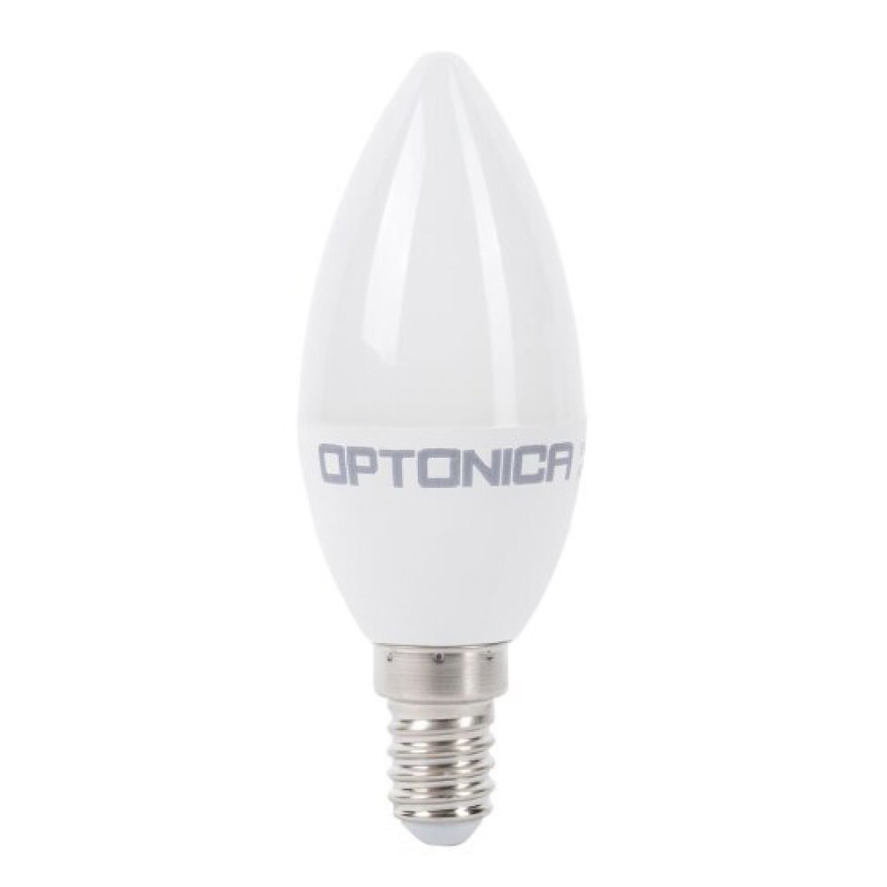 OPTONICA LED λάμπα candle C37 1428, 8W, 6000K, 710lm, E14