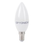 OPTONICA LED λάμπα candle C37 1430, 8W, 2700K, 710lm, E14