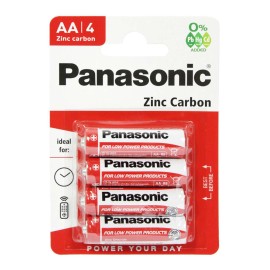 PANASONIC μπαταρίες Zinc Carbon, AA/LR6, 1.5V, 4τμχ