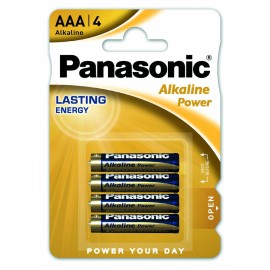 PANASONIC αλκαλικές μπαταρίες Alkaline Power, AAA/LR03, 1.5V, 4τμχ