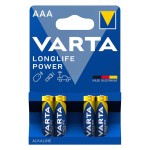 VARTA αλκαλικές μπαταρίες Longlife Power, AAA/LR03, 1.5V, 4τμχ