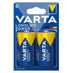 VARTA αλκαλικές μπαταρίες Longlife Power, D/LR20, 1.5V, 2τμχ