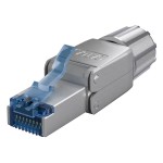 GOOBAY βύσμα RJ45 65939, CAT 6A STP, tool-free, ασημί