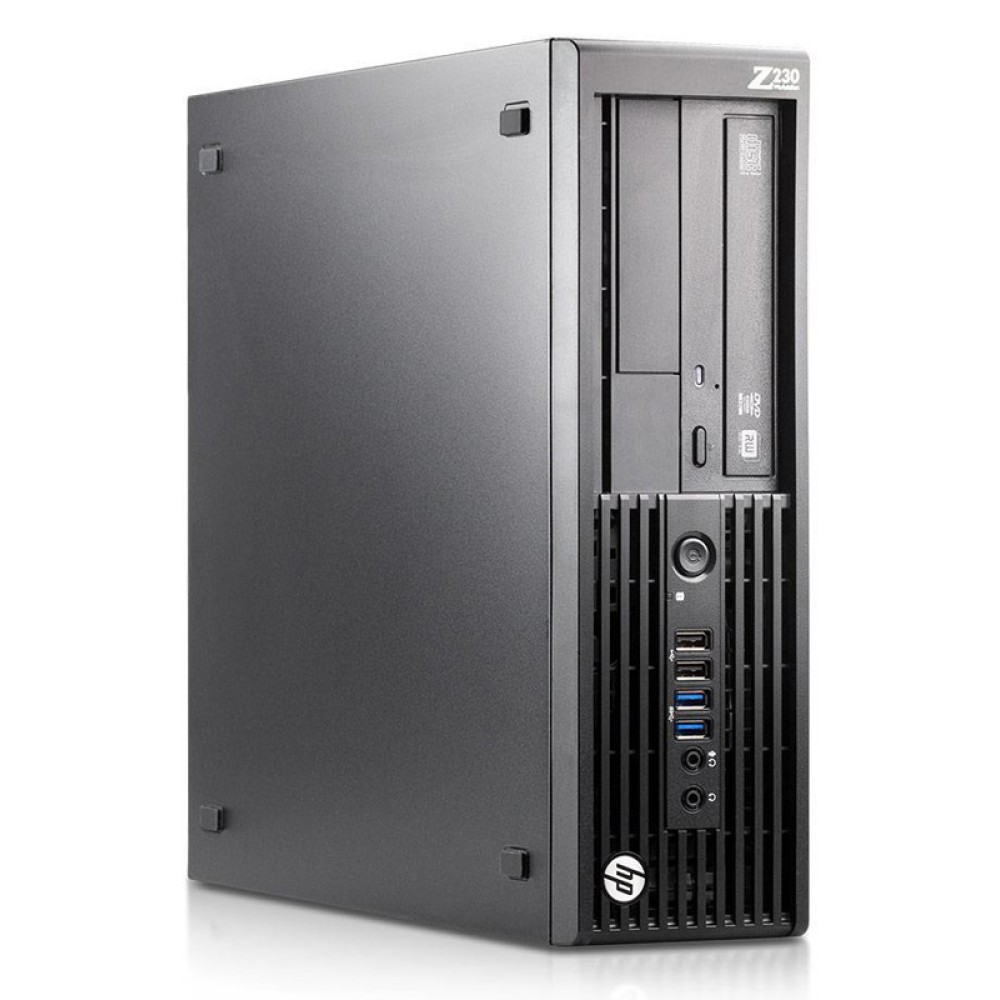 HP Workstation Z230 SFF, Refurbished Grade A Repainted, E3-1240 V3, 4GB, 500GB, FirePro V3900, DVD, FreeDOS