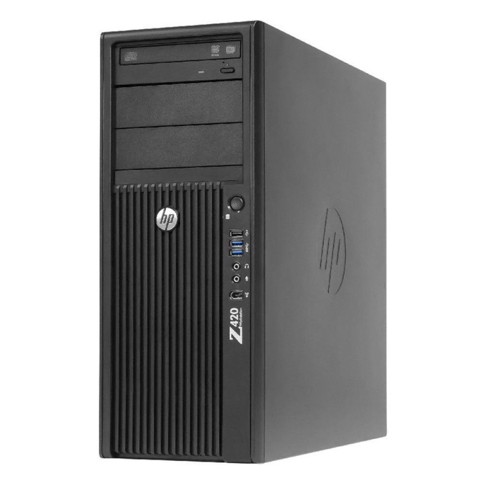 HP Workstation Z420 Tower, Refurbished Grade A Repainted, E5-1603, 16GB, 500GB HDD, DVD, Nvidia Quadro K600, FreeDOS