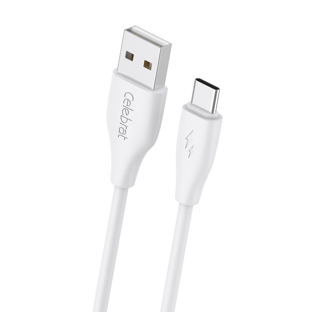 CELEBRAT καλώδιο USB-C σε USB CB-31A, 15W, 480Mbps, 1m, λευκό