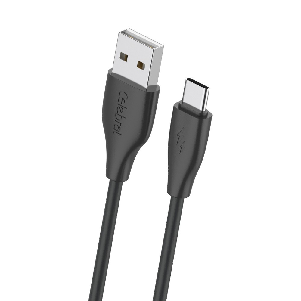 CELEBRAT καλώδιο USB-C σε USB CB-31A, 15W, 480Mbps, 1m, μαύρο