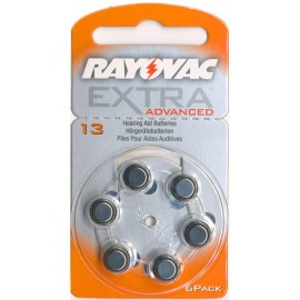 Rayovac Extra Advanced Βαρηκοΐας 13 (6τμχ)