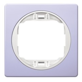 EON E6801.V0 One-gang frame 80x80, lavander with white holder