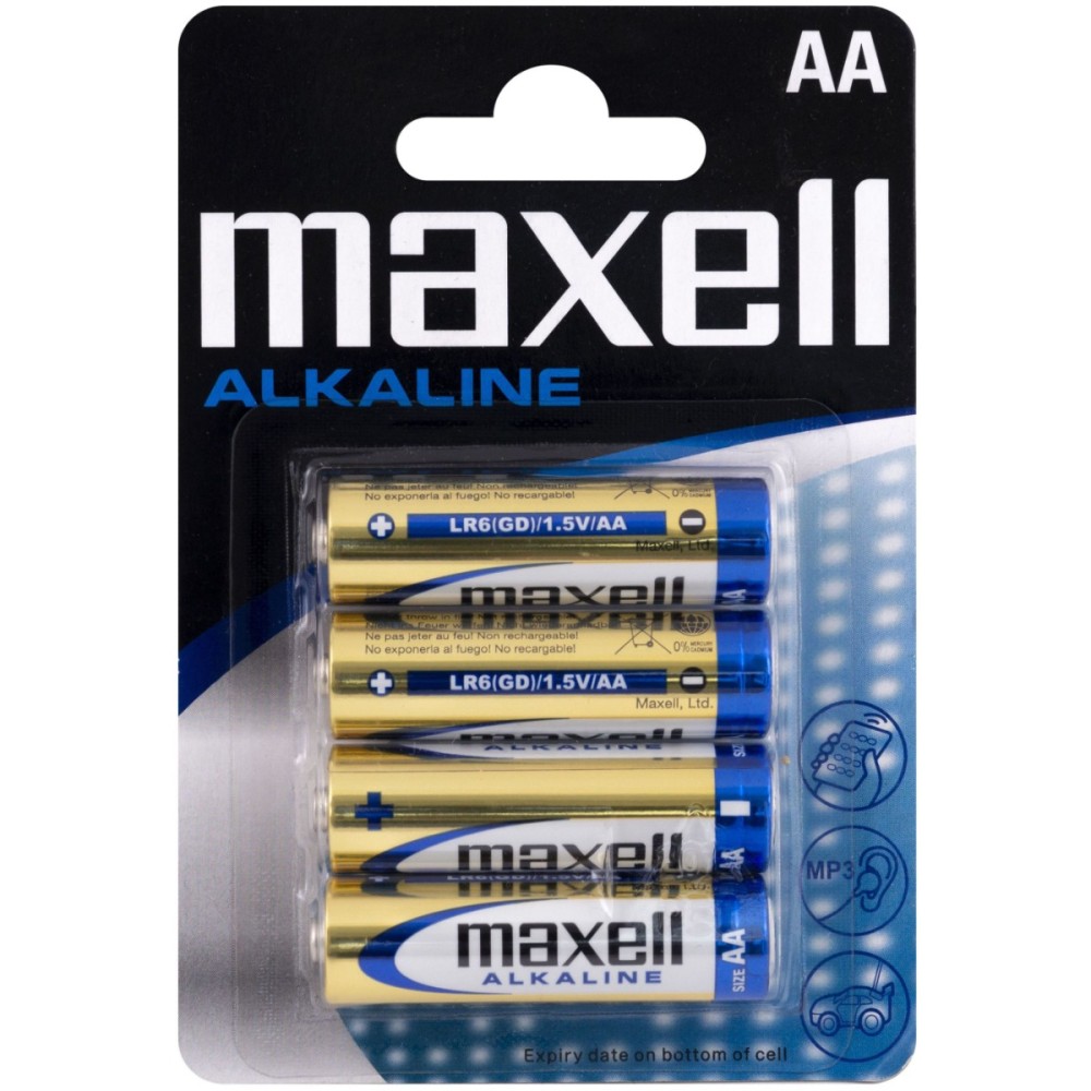 MAXELL Αλκαλική LR6 AA 4τμχ