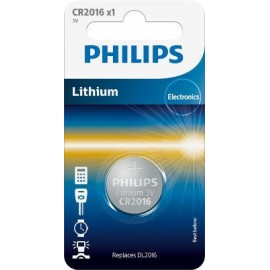 Philips Κουμπί Λιθίου CR2016 (1τμχ)