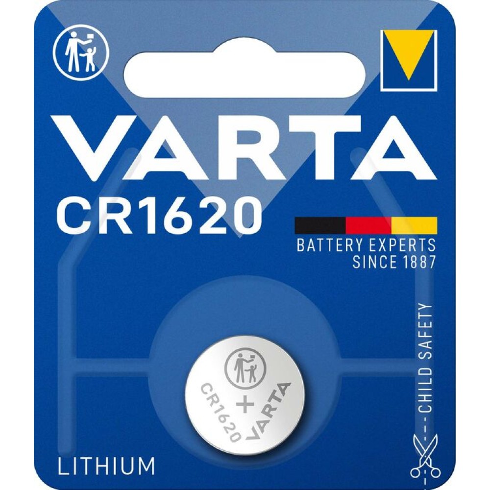 Varta Κουμπί Λιθίου CR1620 (1τμχ)