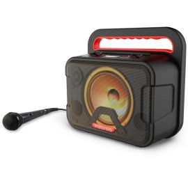 Motorola Rokr 810 Φορητό αδιάβροχο Bluetooth 5.0 karaoke party speaker με LED, TWS για σύνδεση με δεύτερο, μικρόφωνο – 40W RMS